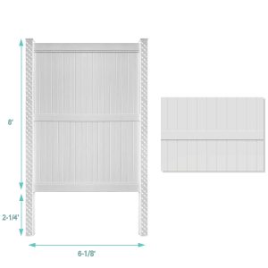 6ft*8ft Privacy Fence（without posts）