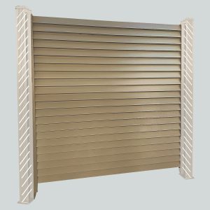 18 6ft*6ft aluminum louvered fence (without posts)