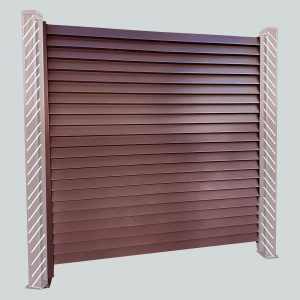 20 6ft*6ft aluminum louvered fence (without posts)